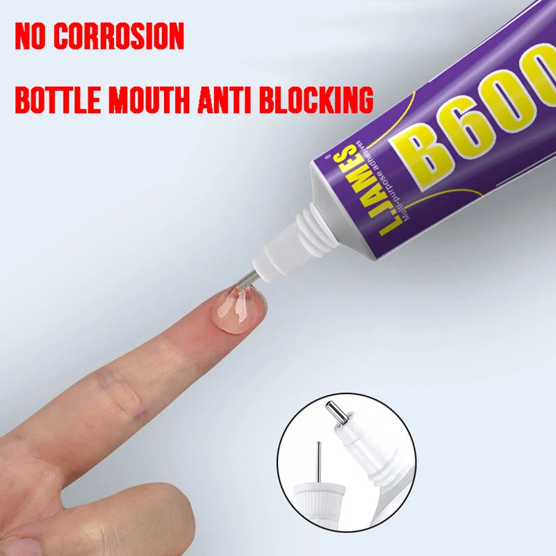 15/25/50/110ML B6000 Clear Contact Adhesive Universal Glass Plastic DIY Phone Repair Glue with Precision Applicator for Electro