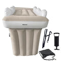 Inflatable Airplane Bed Blowup Bed Plane Bed with Belt Travel Air Bed Baby Air Mattress for Travel Camping Train Picnic Car Trip