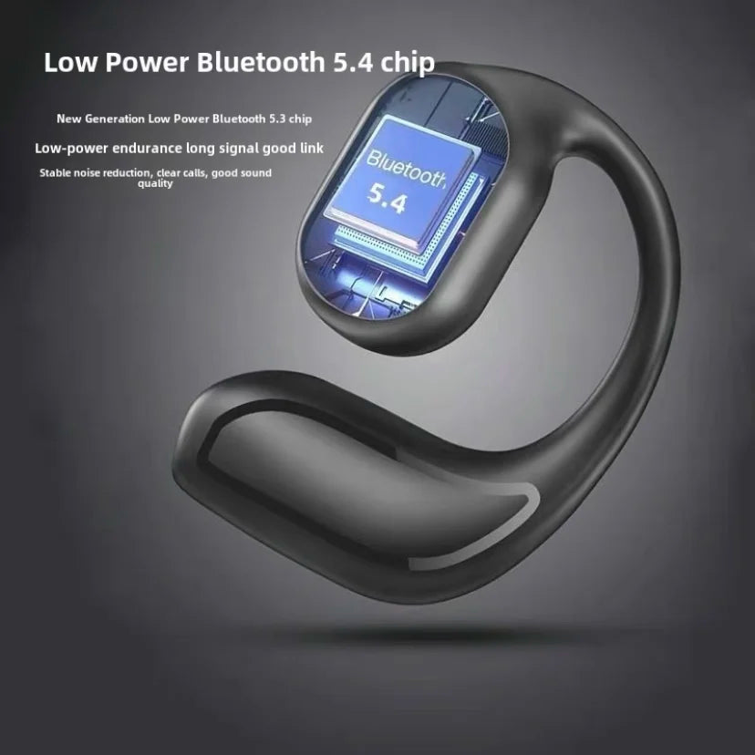 KY2P Wireless Bluetooth Earphones Air Conduction OWS Headphone HiFi Ear-Hook Music Sports Noise Cancel Headset For Smart Phones