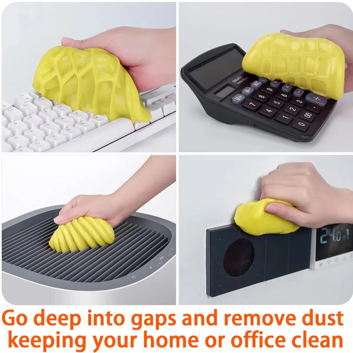 1pc General Dust Removal Gel Car Interior Cleaning Magic Clay Household Keyboard Desktop Cleaning Tool Car Accessories