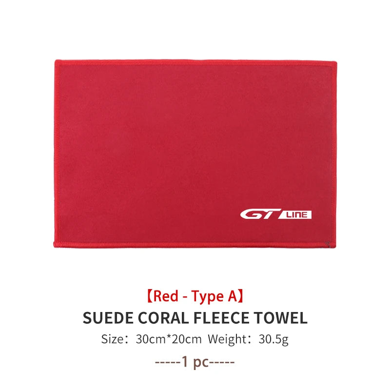 Super Absorbent Car Wash Coral Velvet Towel Cleaning Cloth For Peugeot 206 207 208 508 607 2008 3008 4008 5008 RCZ Rifter