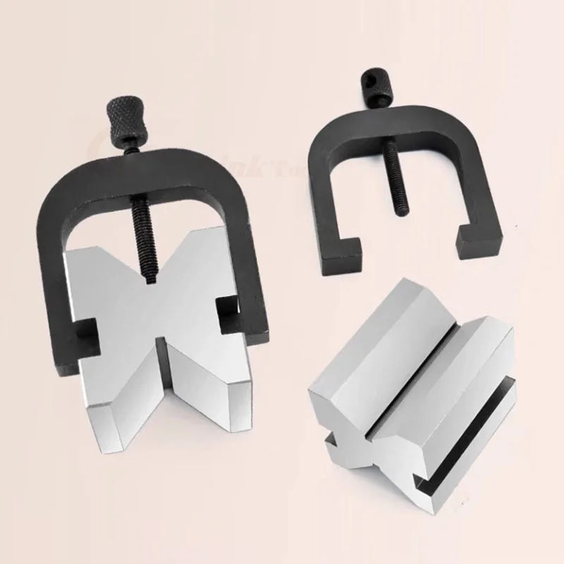 1pc New V30 V33 High Precision V Block Clamp set Machinist Blocks Precision Matched Multi-use Gauge 45x40x36mm Measureing Tool