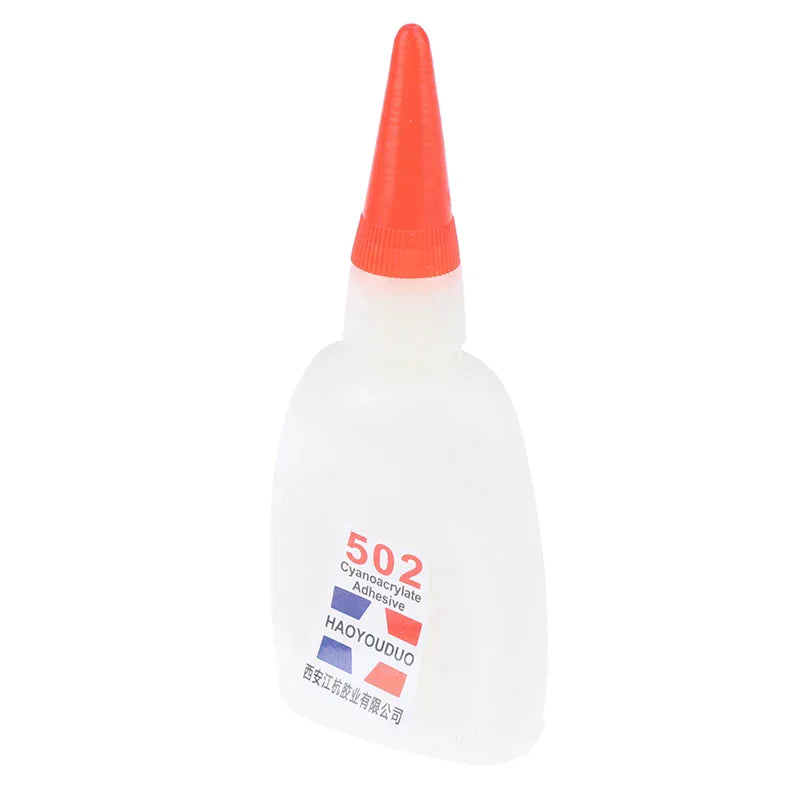 502 Super Strong Instant Glue, Quick-Dry Cyanoacrylate Adhesive for Leather, Rubber & Metal Repair