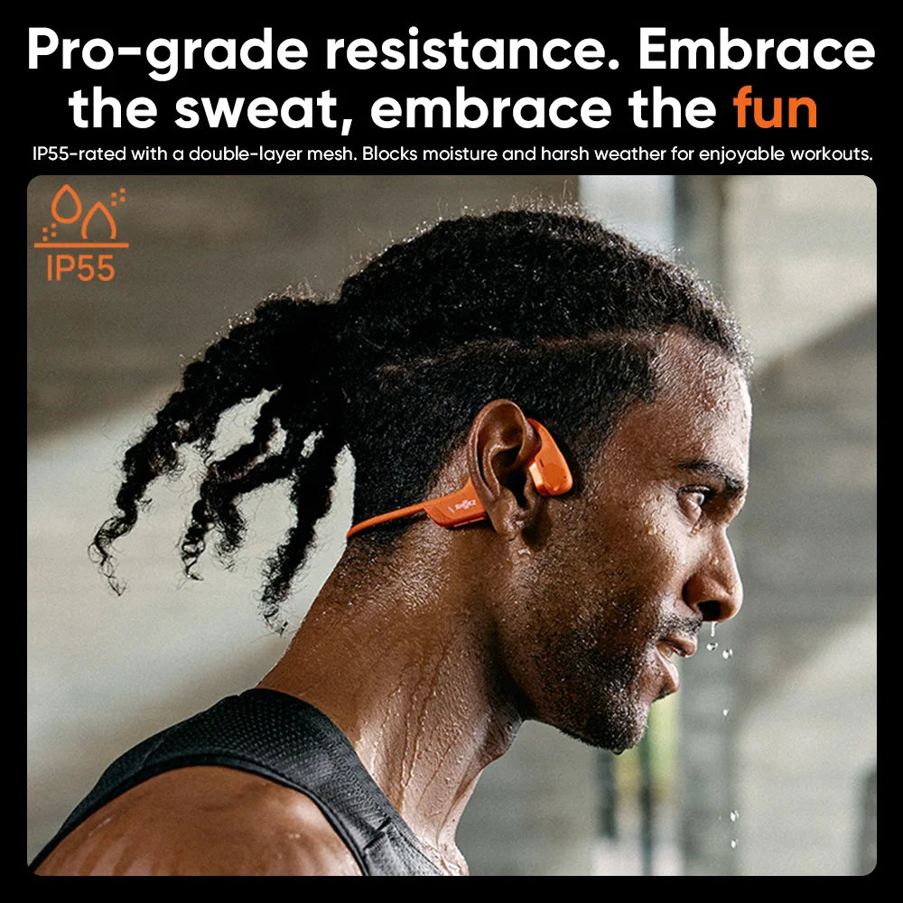 SHOKZ OpenRun Pro 2 S820 Bluetooth Earphones IP55 Waterproof Bone Conduction Headphones Music Sports Earbuds Bluetooth 5.3