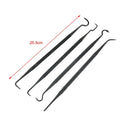 Multi-function Car Detailing Cleaning Tool Accessories Wire Brushes and 4 Nylon Picks Pick and Brush Set 3 Double-headed Brushes