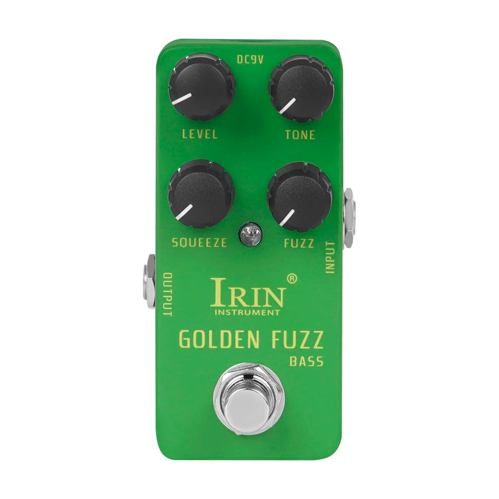 IRIN RS-20 Electric Guitar Effect Golden Fuzz Bass Effect Pedal True Bypass Mini Single Guitar Pedal Guitar Accessories & Parts
