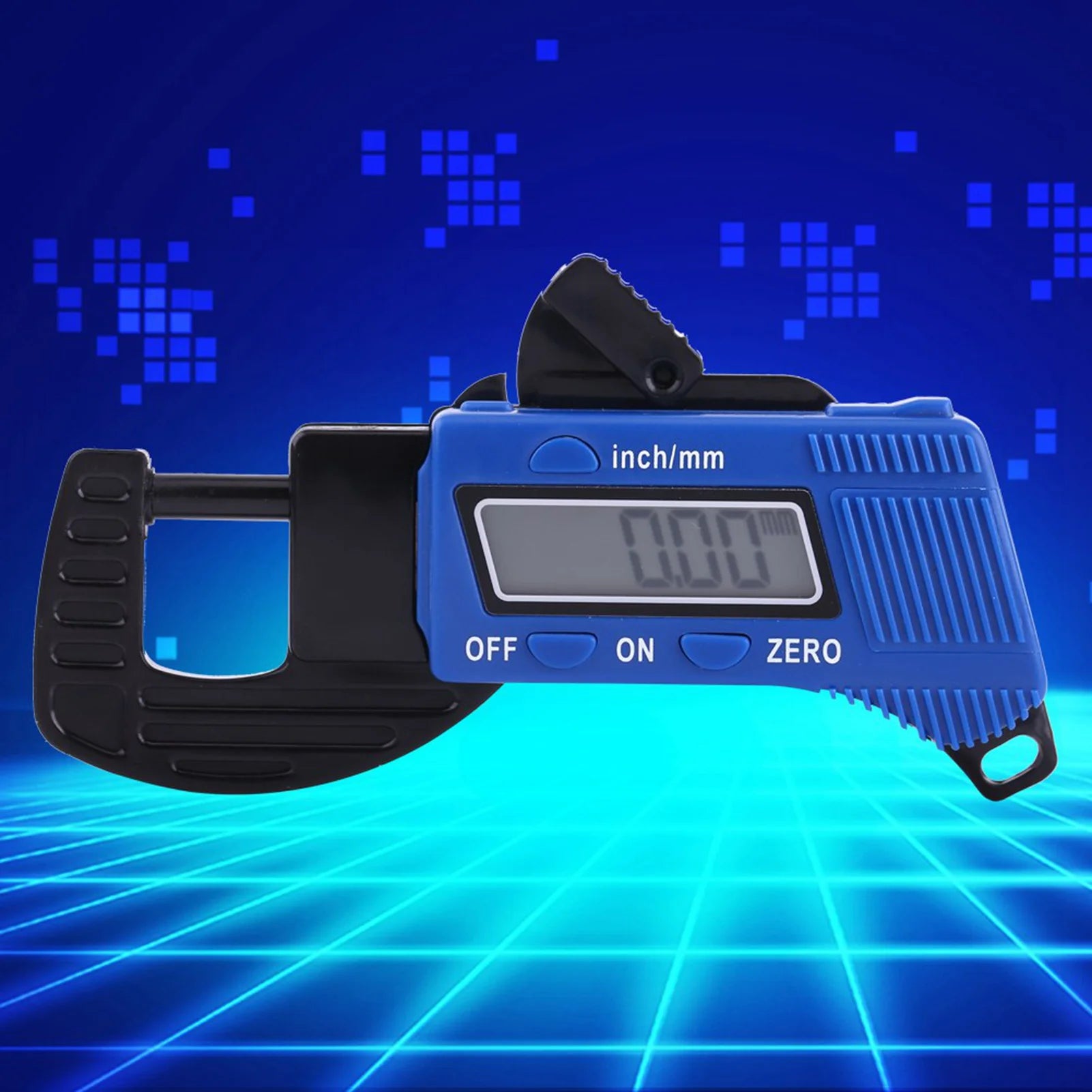 1PCS 0-12.7mm Digital Thickness Gauge LCD Display Micrometer Thickness Tester Precision Industrial Measuring Tool