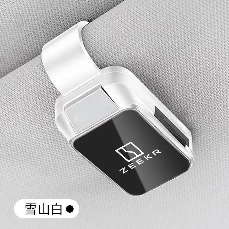For Zeekr Krypton 001 07 009 2025 Zeekr X 7  Accessory Car Sun Visor Glasses Clip Eyeglasses Storage Holder