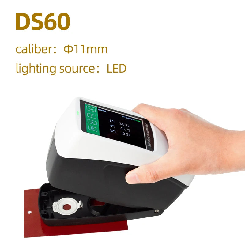 CHNSpec DS60 Series Portable Spectrophotometer Colorimeter for Paints, Coatings, Printing, Textiles and Color Measurement