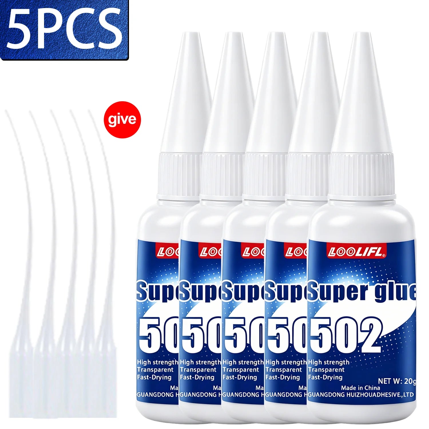 502 Super Glue Instant Extra Strong Bond Quick-Drying Adhesive Universal For Plastic Metal Ceramic Wood Glass Shoe Repair Tools