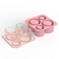 Ice Cube Mold for Stanley Cup Tumbler 20oz 30oz 40oz,Silicone Cylinder Ice Cube Tray with Lid,Ice Mold Keep Drinks Chilled