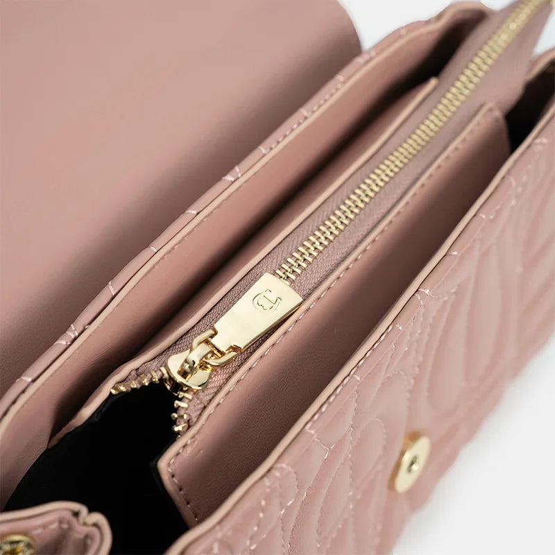 New Retro Women's Bag with Solid Color Letter Printing Exquisite Handbag, High-quality Multifunctional Niche Aesthetic Bag