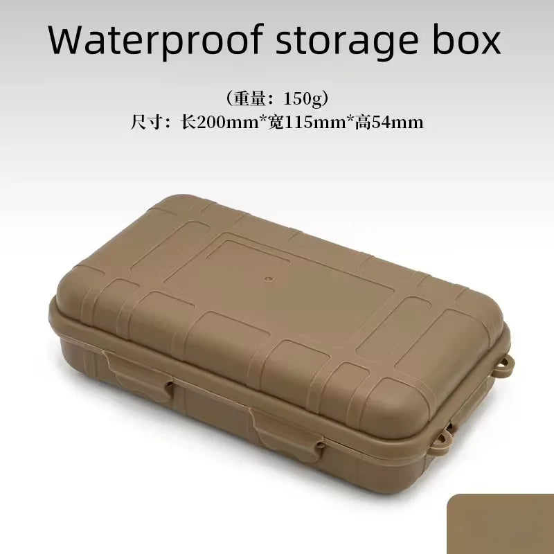 Outdoor Waterproof Survival Sealed Box | Dustproof Shockproof Plastic EDC Tools | Storage Container Case Holder