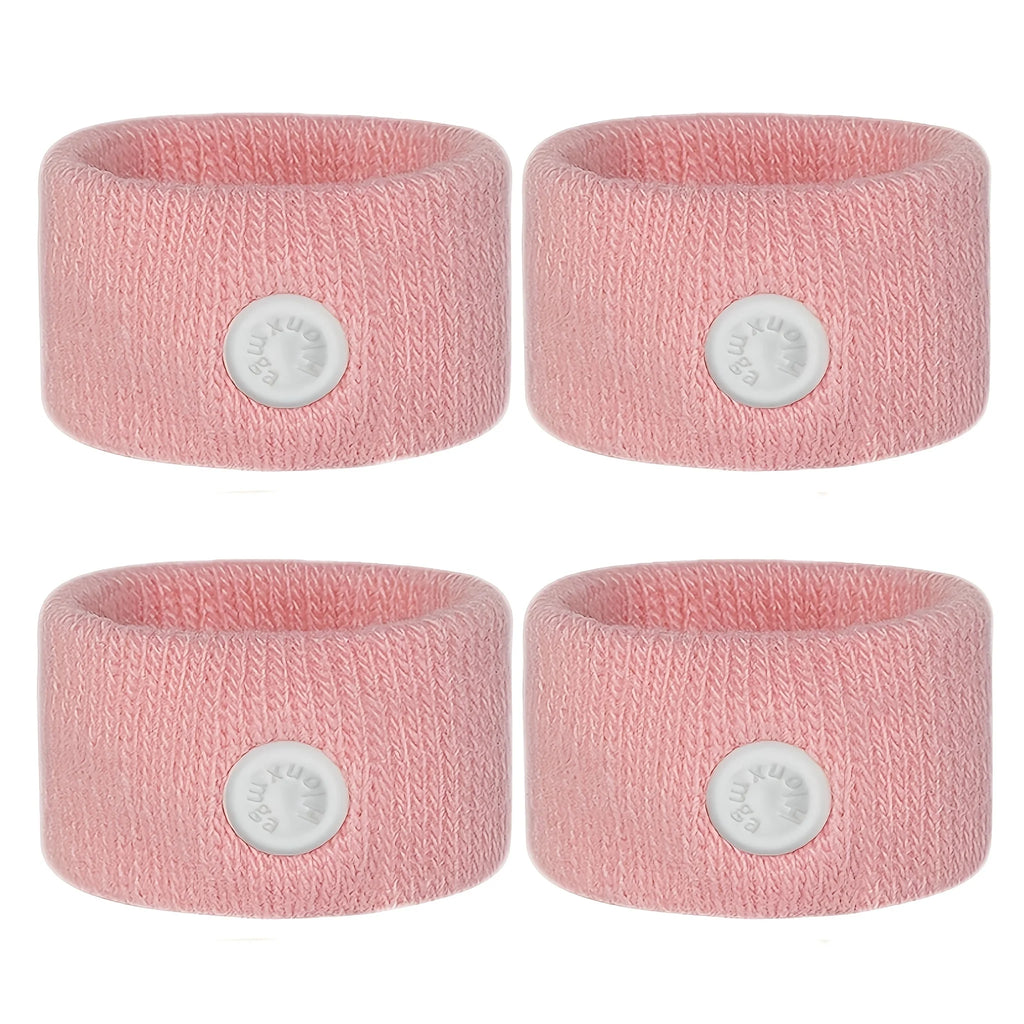 4PCS Anti-Nausea Acupressure Bands for Car, Boat, Flight | Drug-Free , No-Pill Wristbands Perfect Gift for Travel Essentials