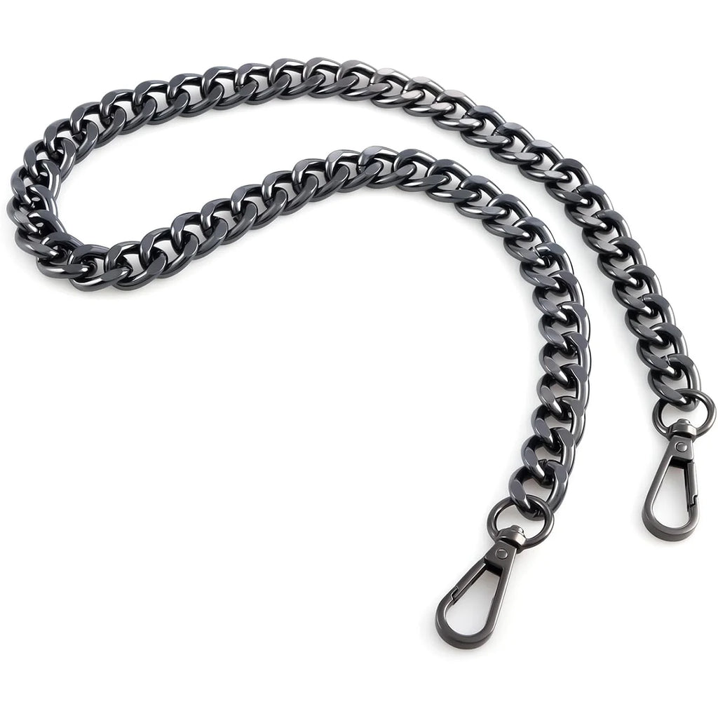 Metal Aluminum Bag Chain Replacement Parts Accessories for Hand-Woven Shoulder Handbag DIY Handmade Detachable Straps