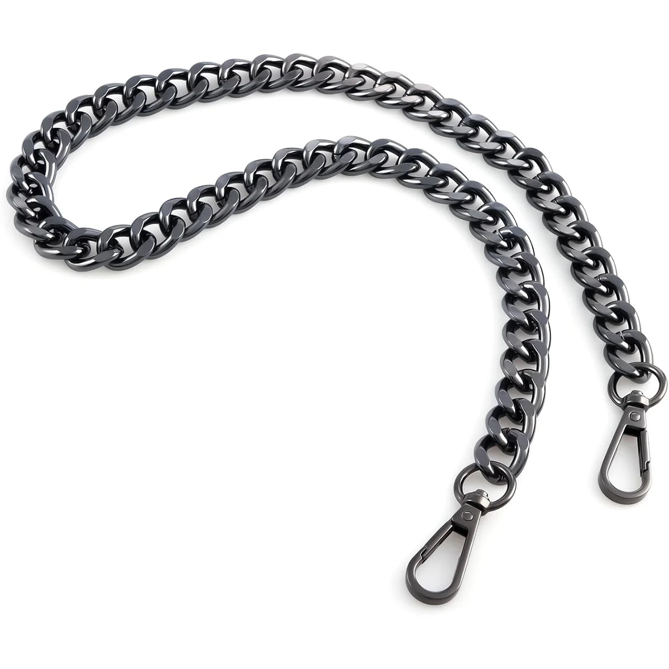 Metal Aluminum Bag Chain Replacement Parts Accessories for Hand-Woven Shoulder Handbag DIY Handmade Detachable Straps