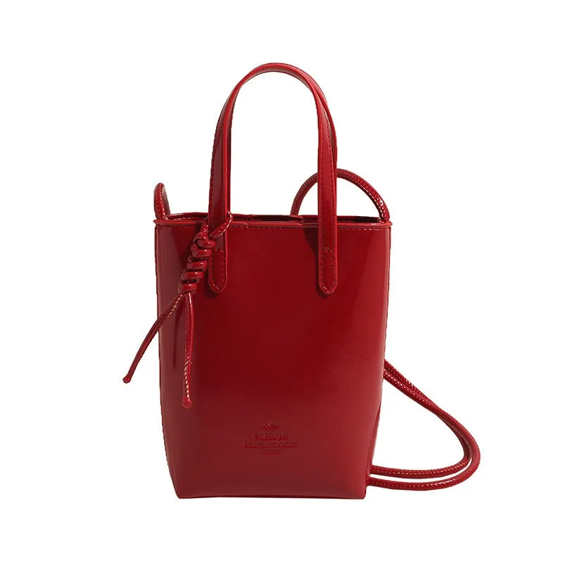 Korean version of niche fashion mobile phone bag women's  spring and summer new simple and versatile small square bag foreign st