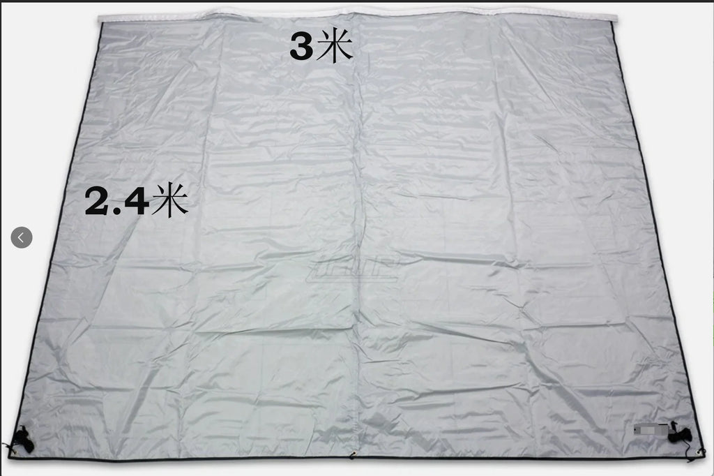 3×2.4m RV Side Awning Tent Kit –With Poles, Guy Lines & Storage Bag, Ideal For RV Caravan Campsite Shade & Outdoor Relaxation