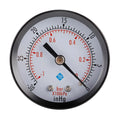 50mm Face Vacuum Manometer Metal 0~-30nhg 0~-1Bar Mini Dual Scale Dial Gauge Pressure Gauge for Air Water Fuel Liquids