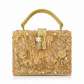 Luxury Designer Shimmer Acrylic Box Glitter Rhinestones Diamond Evening Bag Wedding Party Clutch Purse Shoulder Messenger Bag