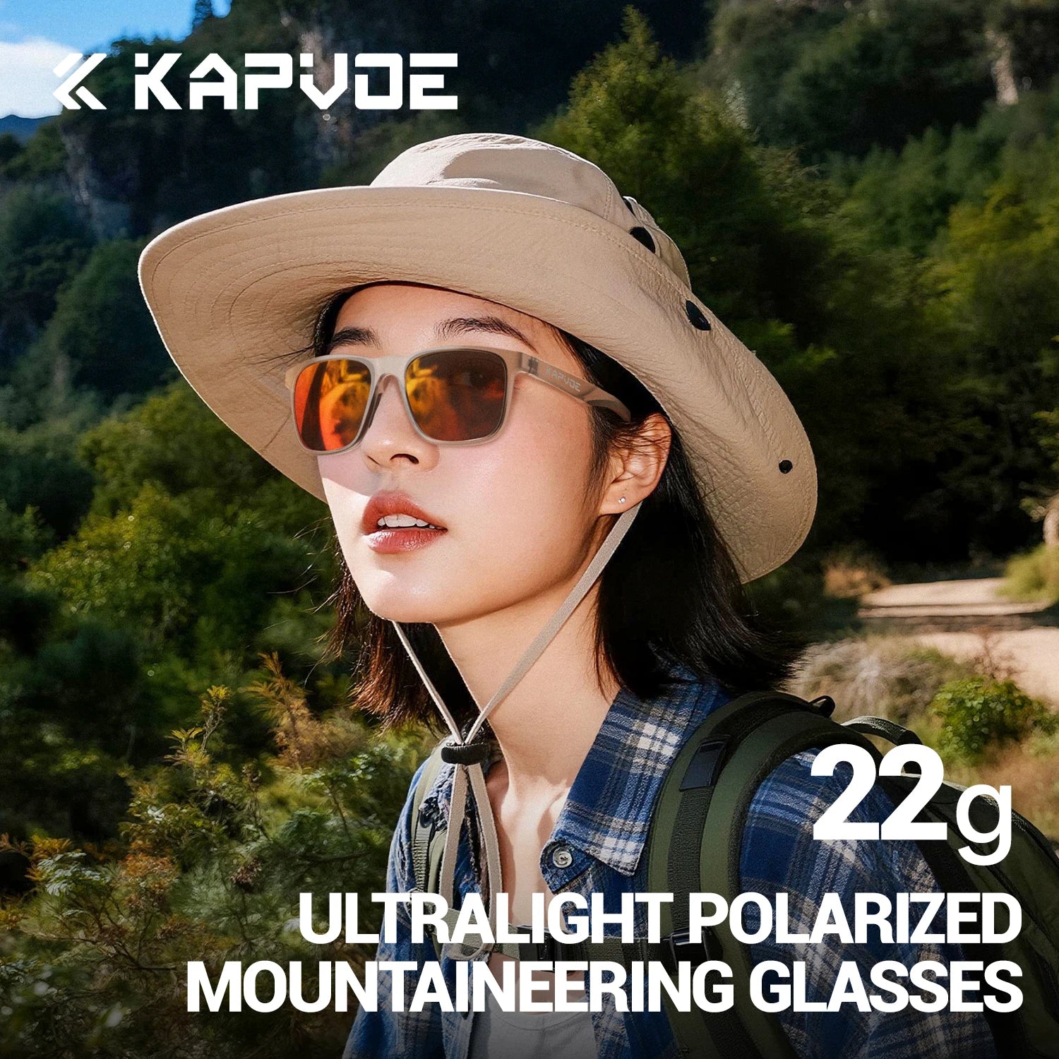 KAPVOE HD UV400 Polarized Sports Sunglasses Outdoor Sun Protection Eyewear Cycling Fishing Driving and Casual Stylish Sunglasses