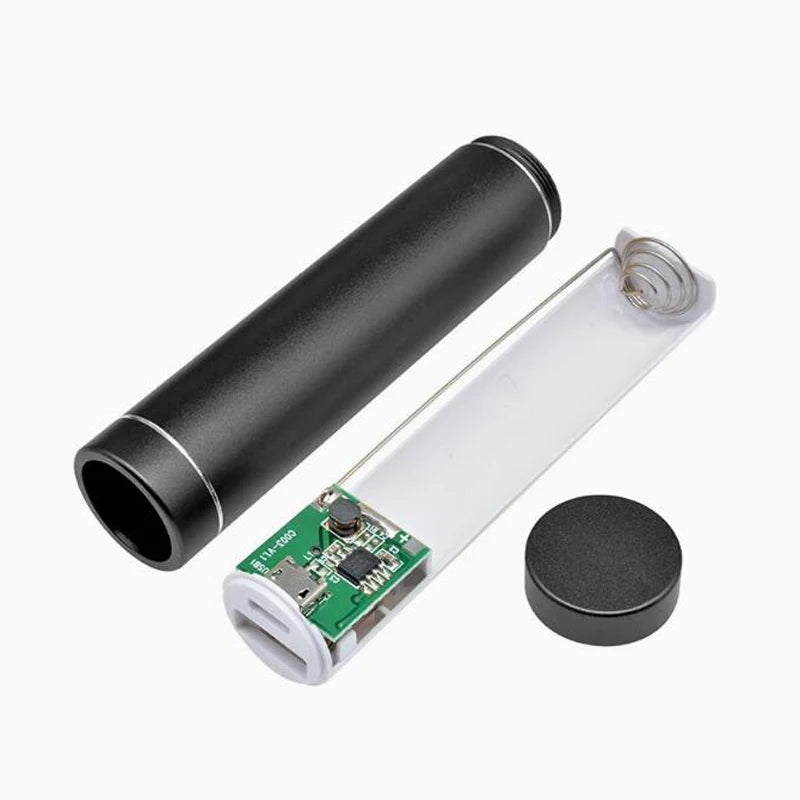 USB mobile power box welding-free 18650 battery charger DIY kit mobile power battery charging treasure box
