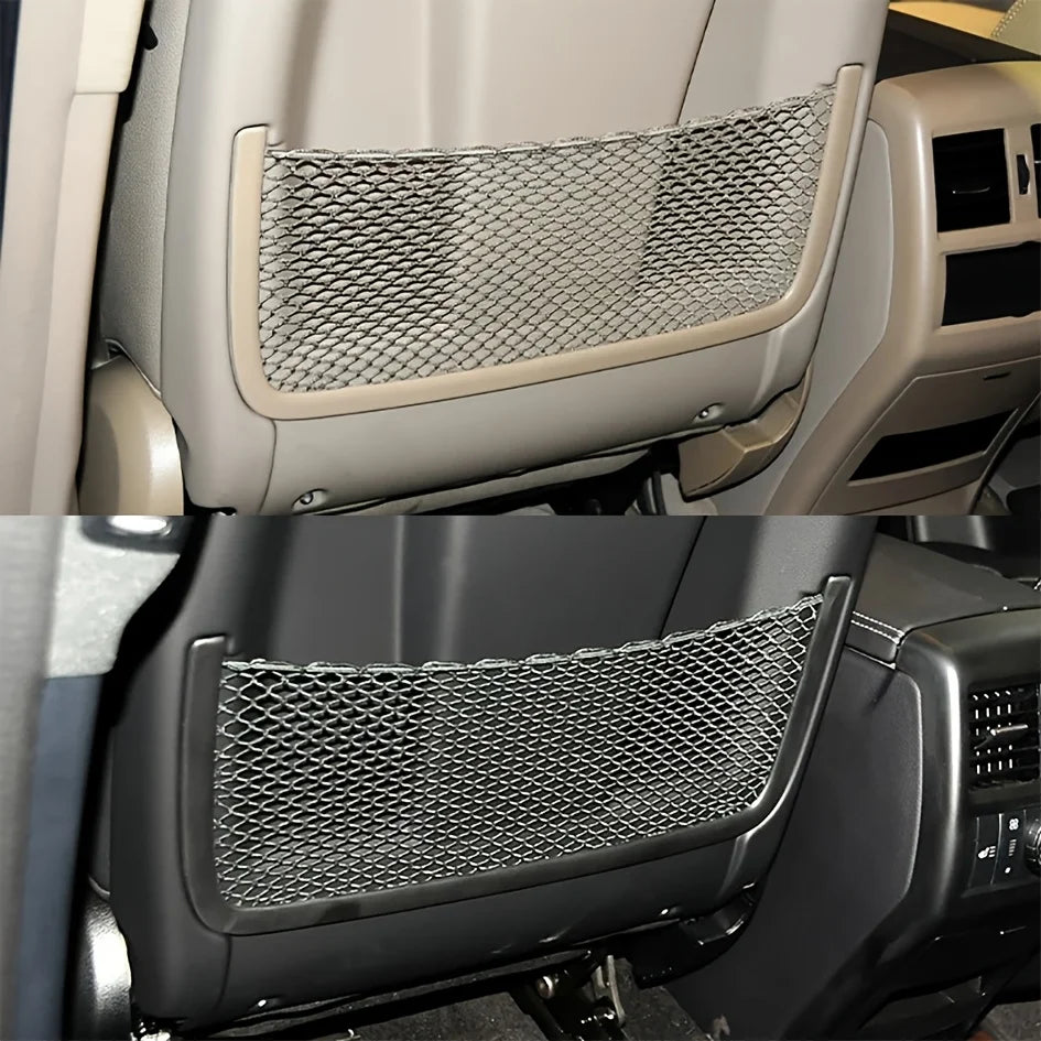 Car Back Seat Net Bag Frame Trim Sticker Compatible with Mercedes Benz ML GL GLE GLS R W251 W164 W166 2005-2019