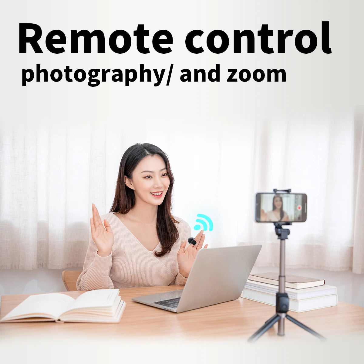 TikTok Scrolling Ring Remote Control,Air Finger Ring Mouse with Touchpad，Page Turner for iPad iPhone & Android Tablet,Bluetooth Camera Remote, Scrolling Ring for TikTok,YouTube,Instagram,Kindle App,iOS,Android