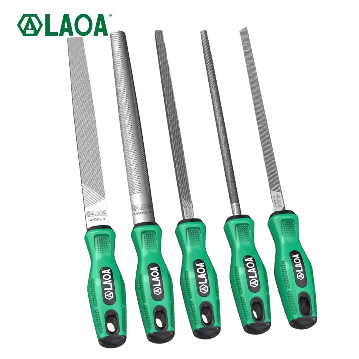 LAOA Assorted Files Set 10Pcs High Carbon Steel Precision Hand Tools for Metal Wood DIY Professional Sharpening Smoothing