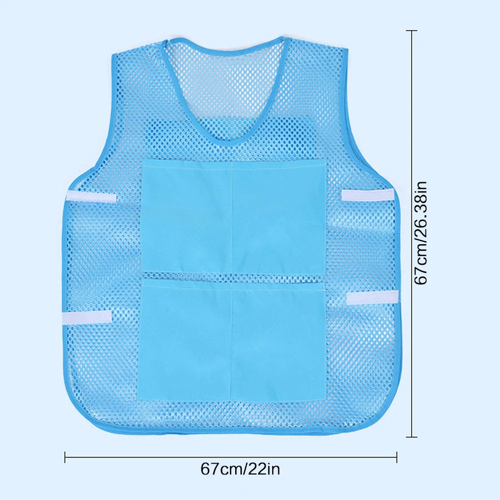 Ice Cooling Vest With 8 Gel Ice Packs Lightweight Breathable Cooling Jacket Summer Work Vest For Construction Workers Gardening
