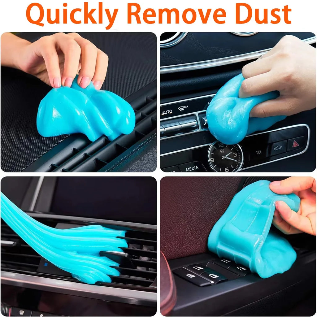 1pc General Dust Removal Gel Car Interior Cleaning Magic Clay Household Keyboard Desktop Cleaning Tool Car Accessories