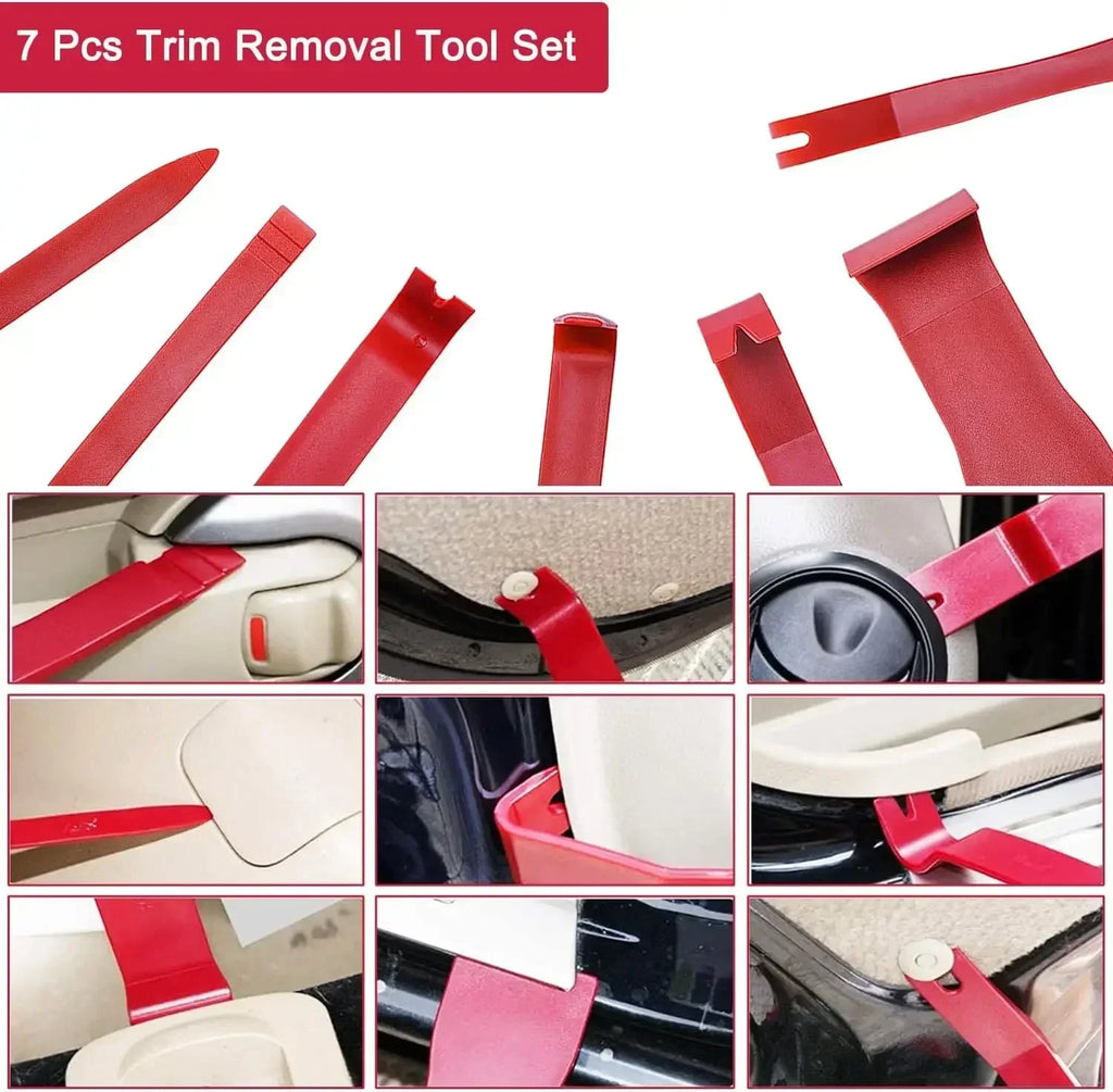 EAFC 21/18PCS Car Window Door Emergency Open Key Lost Lock Out Unlock Auto Tools Kit Air Wedge Bag PumpOpen Unlock for Car Truck