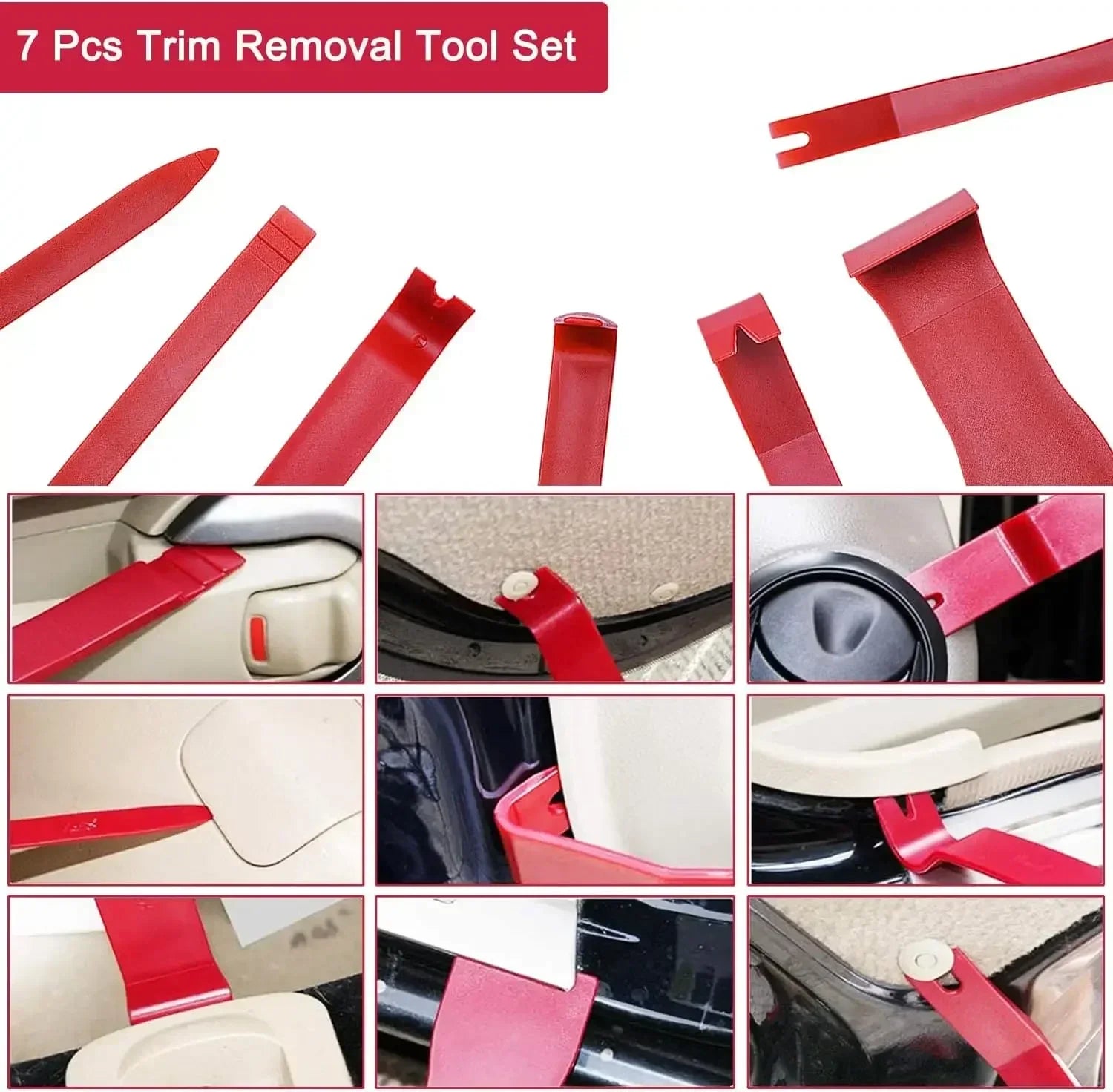 EAFC 21/18PCS Car Window Door Emergency Open Key Lost Lock Out Unlock Auto Tools Kit Air Wedge Bag PumpOpen Unlock for Car Truck