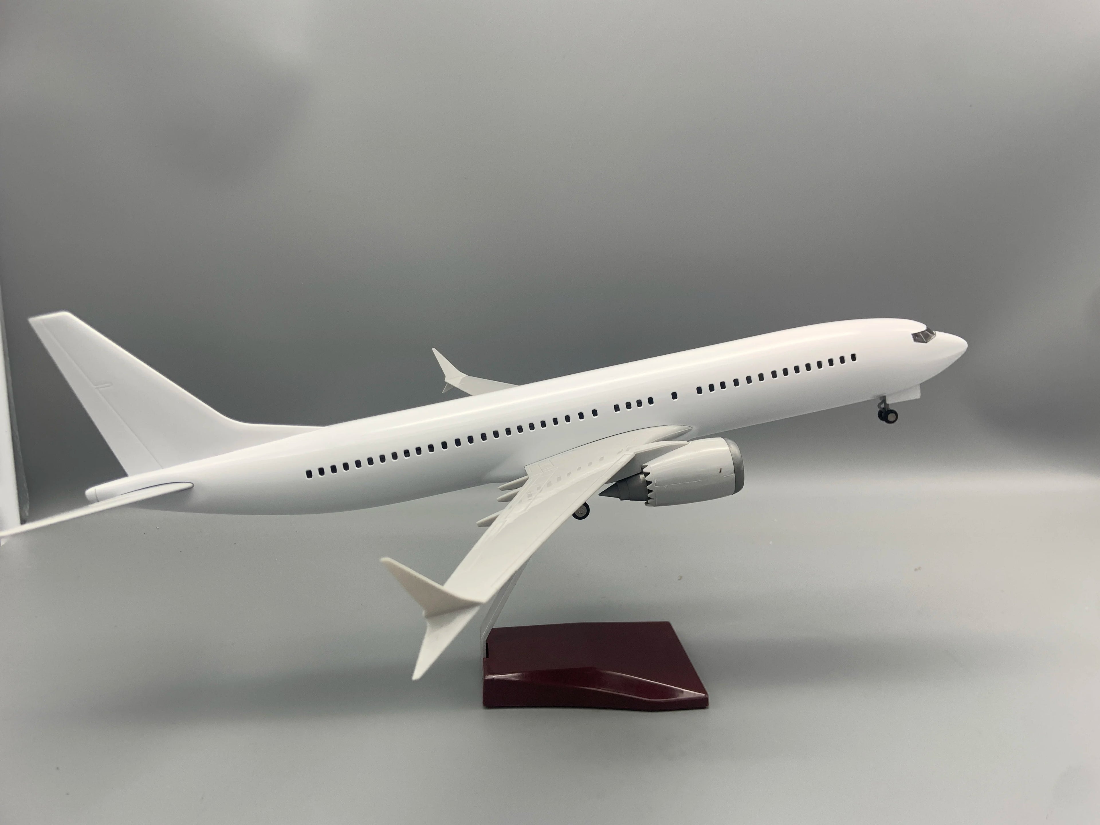 47CM Blank White DIY Airplane Model Kit for Handcraft & Collection B747/777/787/737/AN225/A330/320/C919 Unassembled Plane