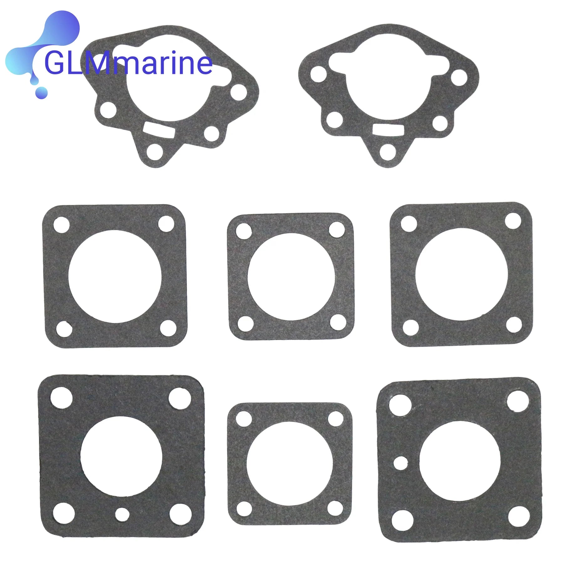 876356 Head Gasket Set Decarbonizing Kit 875401 Compatible with Volvo Penta AQ115A AQ130A AQ130C MB20B Motors 121041 18-2980