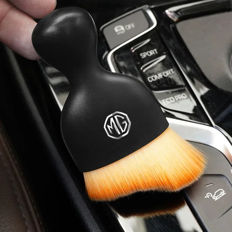 Car Interior Crevice Cleaning Brush Gap Dust Dash Air Vent Soft Bristle Detail Tool For MG ZS MG4 EV MG HS MG3 MG5 EV Marvel R