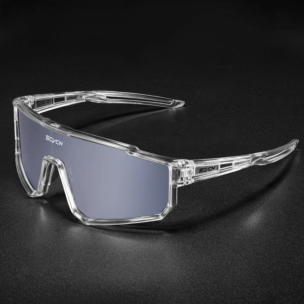 SCVCN Shock Resistant Sports Goggles Wind Sand Barrier Unisex Biking Running Sun Glasses UV Filter Eyewear