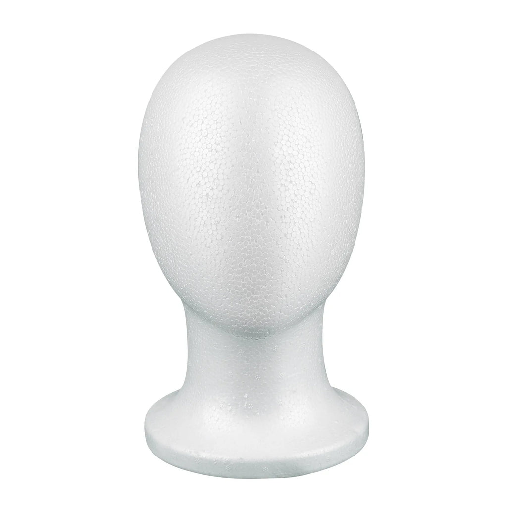 1 Pc Model Heads White Foam Wig Stand for Wigs Mannequin Head for Wig Hair Wig&Hat Holder for Style Model And Display Hair