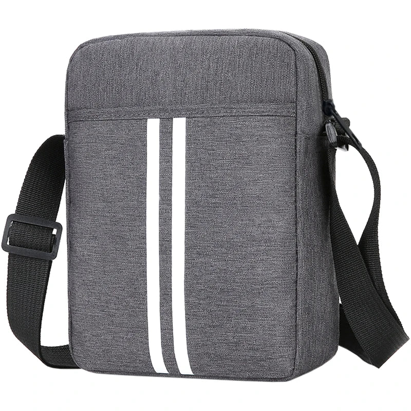 Daily Wear Sporty Stripe Crossbody Bag Fashion Solid Tone Purse, Practical Size for Daily Commute and casual outdoor outings