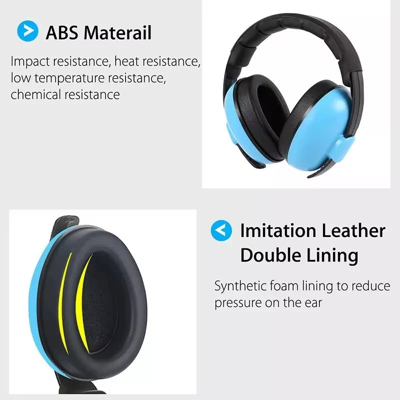 Kids Ear Defenders Child Earmuff Baby Ear Protection Baby Headphones Baby Noise Cancelling Headphones for Ages 0-24 Months