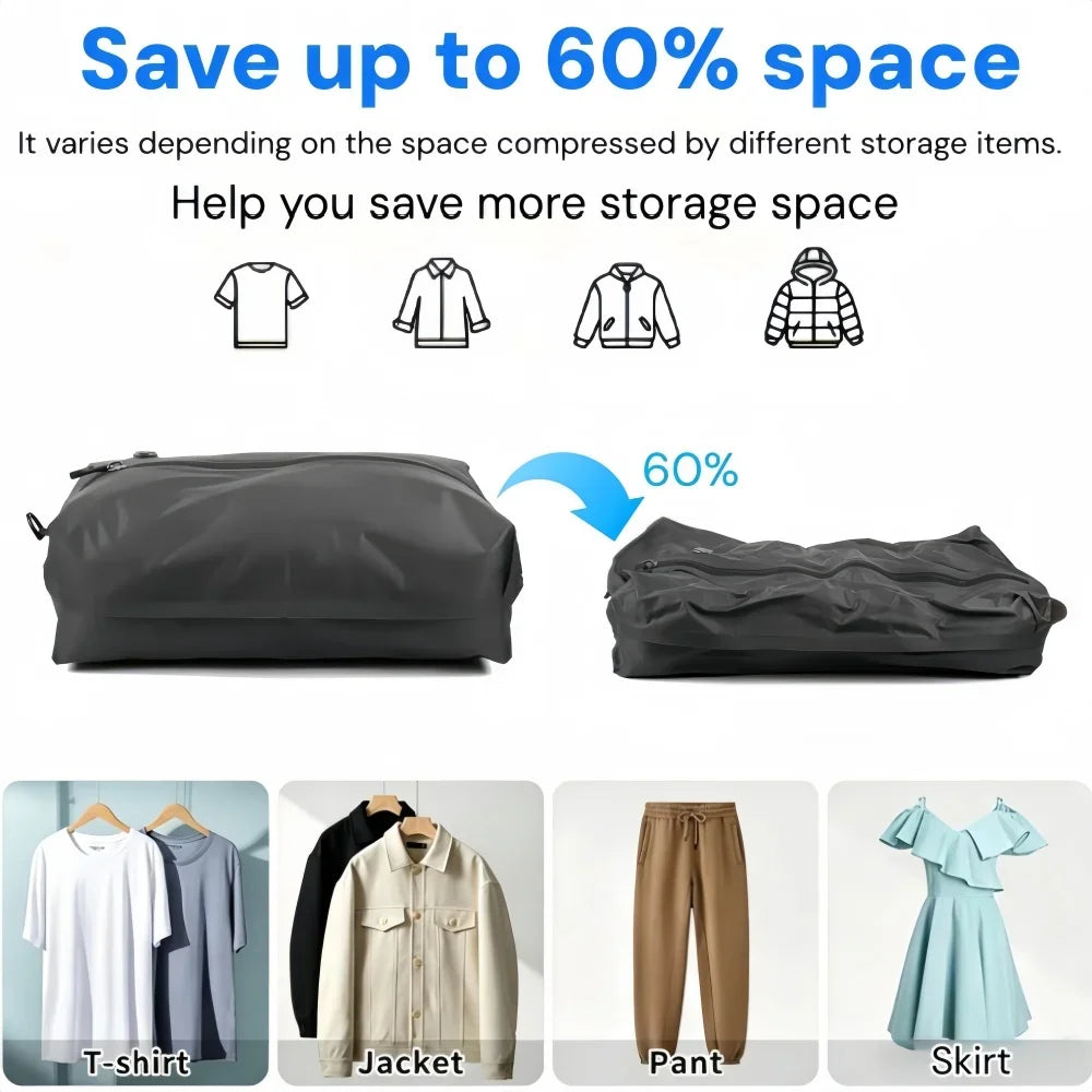 Travel Essentials Vacuum Storage Bags,Suitcases Clothes Organizer Bags Business Trip Practical Accessories Compression Bags