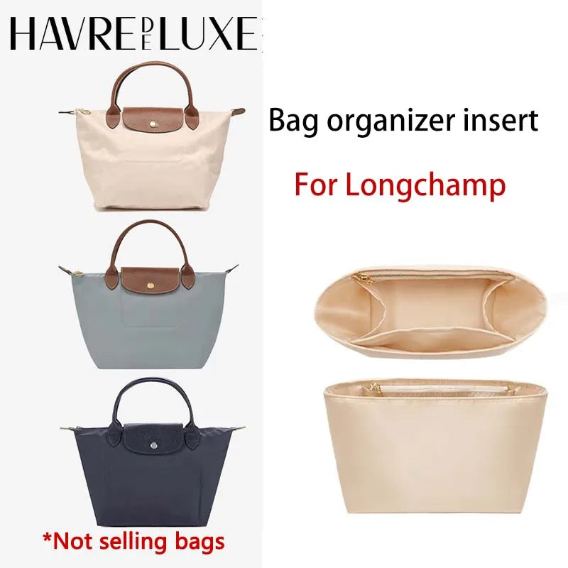 Bag Organizer Insert For Longchamp Durable Fashion Wateproof Gift Bag Support Storage Inner Modification Bag Accessories