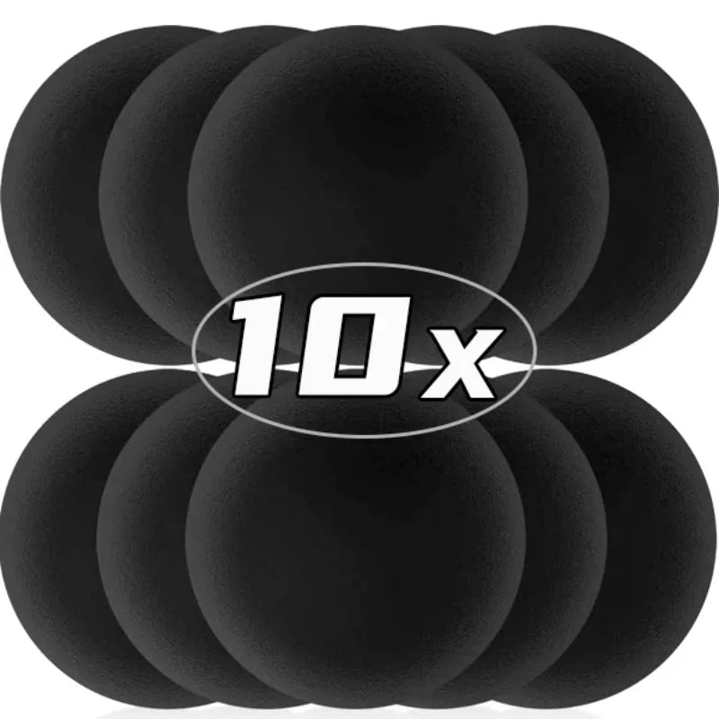 Black Round Car Waxing Polish Wax Foam Sponge High Density Applicator Pads Cleaning Sponge Auto Detail Washing Car Cleaning Tool