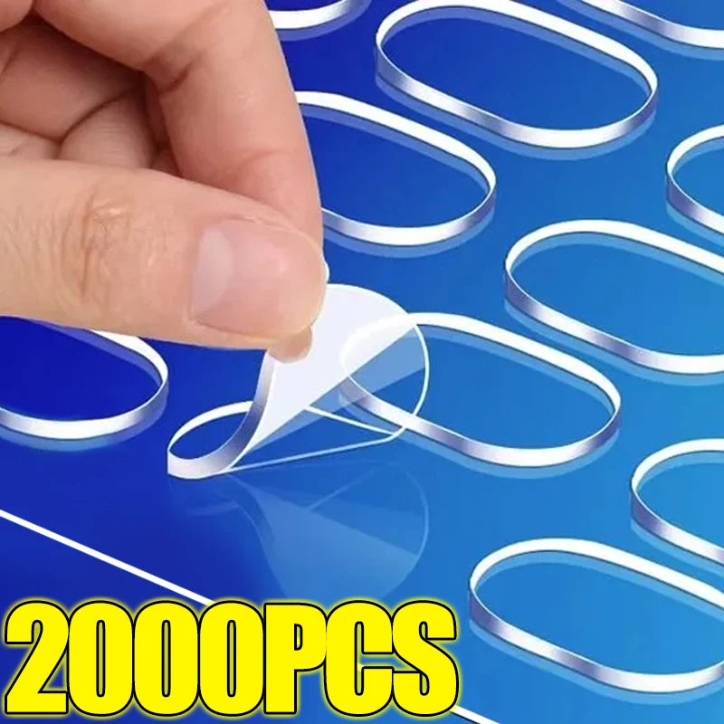 Double Sided Gel Glue Pad Adhesive Dots Fastener Strong Oval Self Adhesive Tape DIY Action Figures Carpet Poster Fixing Tape Pad