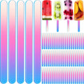 Mini Rainbow Color Neon Acrylic Cakesicle Popsicle Sticks for Ice Creamsicle Candy Apple for DIY Crafts Kids Home Party Holiday