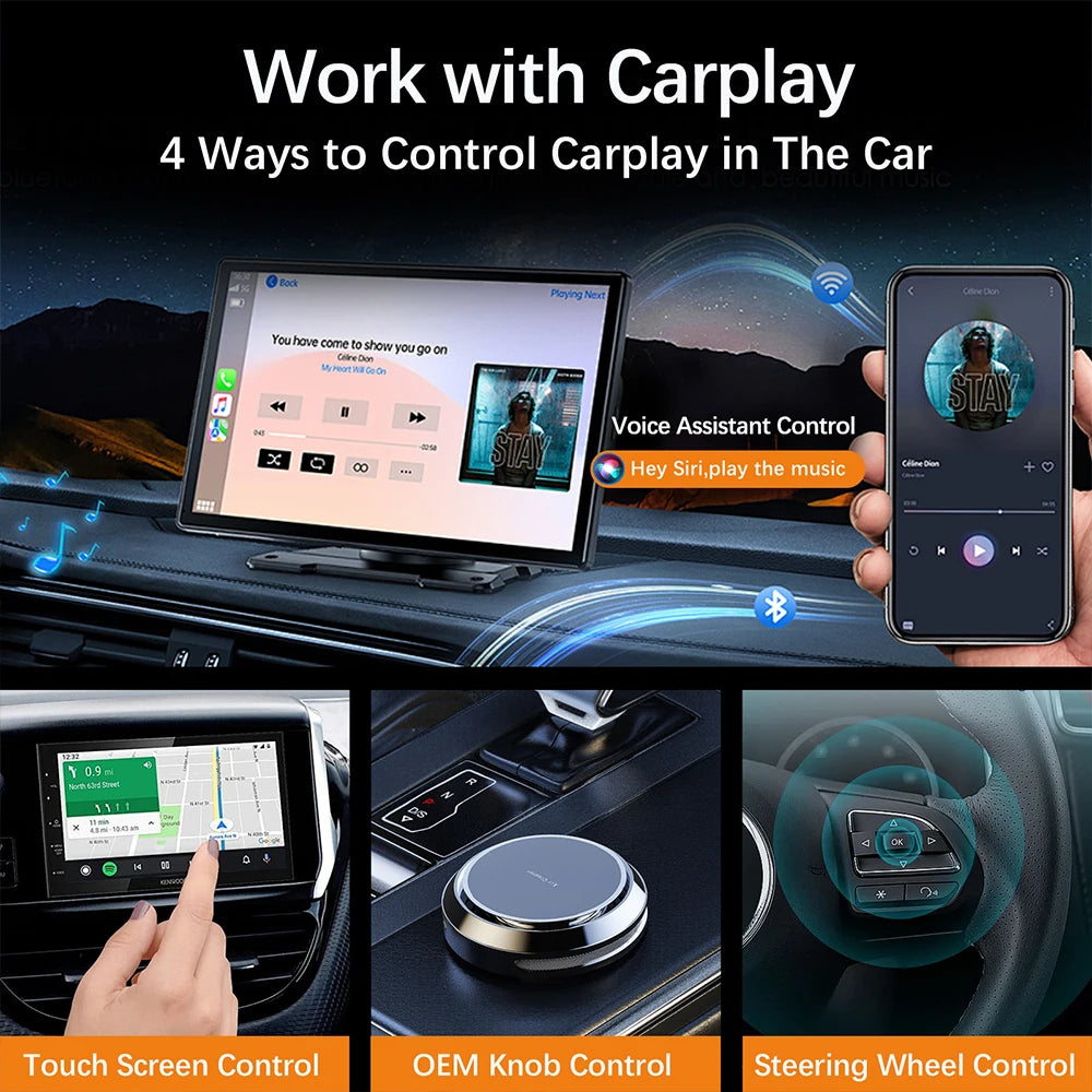 K81 Carplay Wireless Adapter for Interconnected Navigation Supports WiFi 6 BT5.0 LINUX System For iPhone