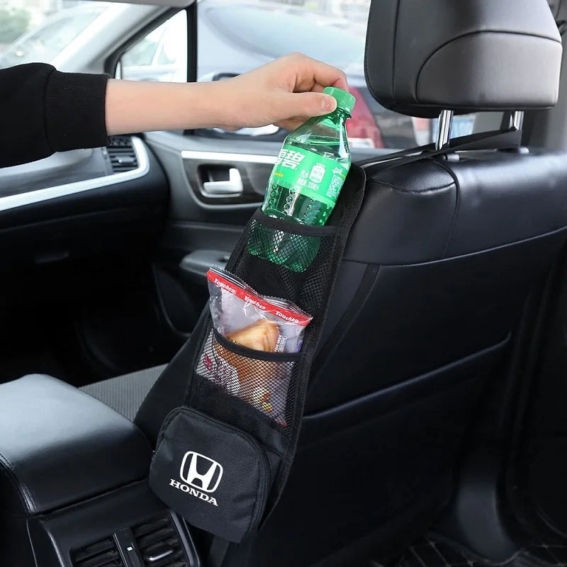 Car Seat Organizer Seat Side Storage Bag Drink Holder For Honda Civic CRV Fit gp5 Jazz Veze Odyssey XR-V adv 350 Car Accessories