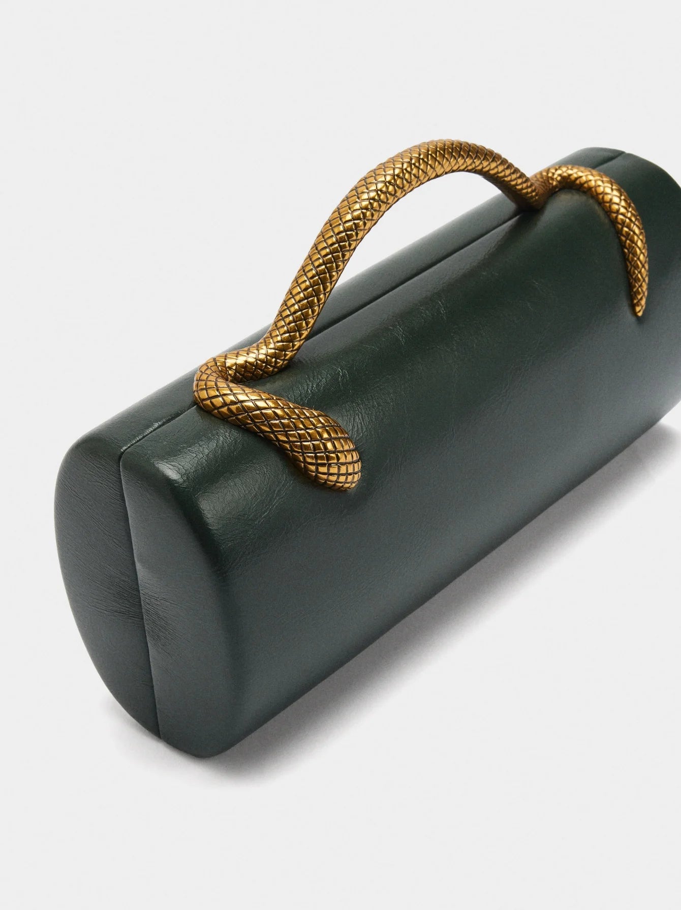 Gold Closure Box Clutch Bag women evening wedding party cute purse bag handbag 2025 winter new green black beige