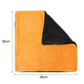 Microfiber Car Wash Towel Ultra Soft Dual Sided Super Absorbent Drying Cloth for Scratch-Free Detailing and Glass Cleaning Tool