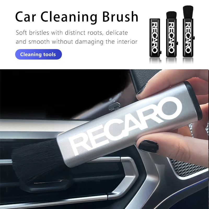 Car Cleaning Brush Air Vent Detailing Dust Remova Accessories For Recaro